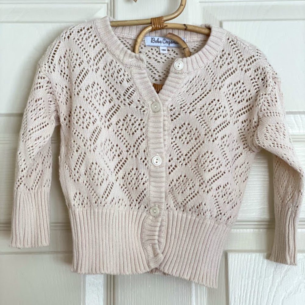 Bebe Organic Cardigan size 18M